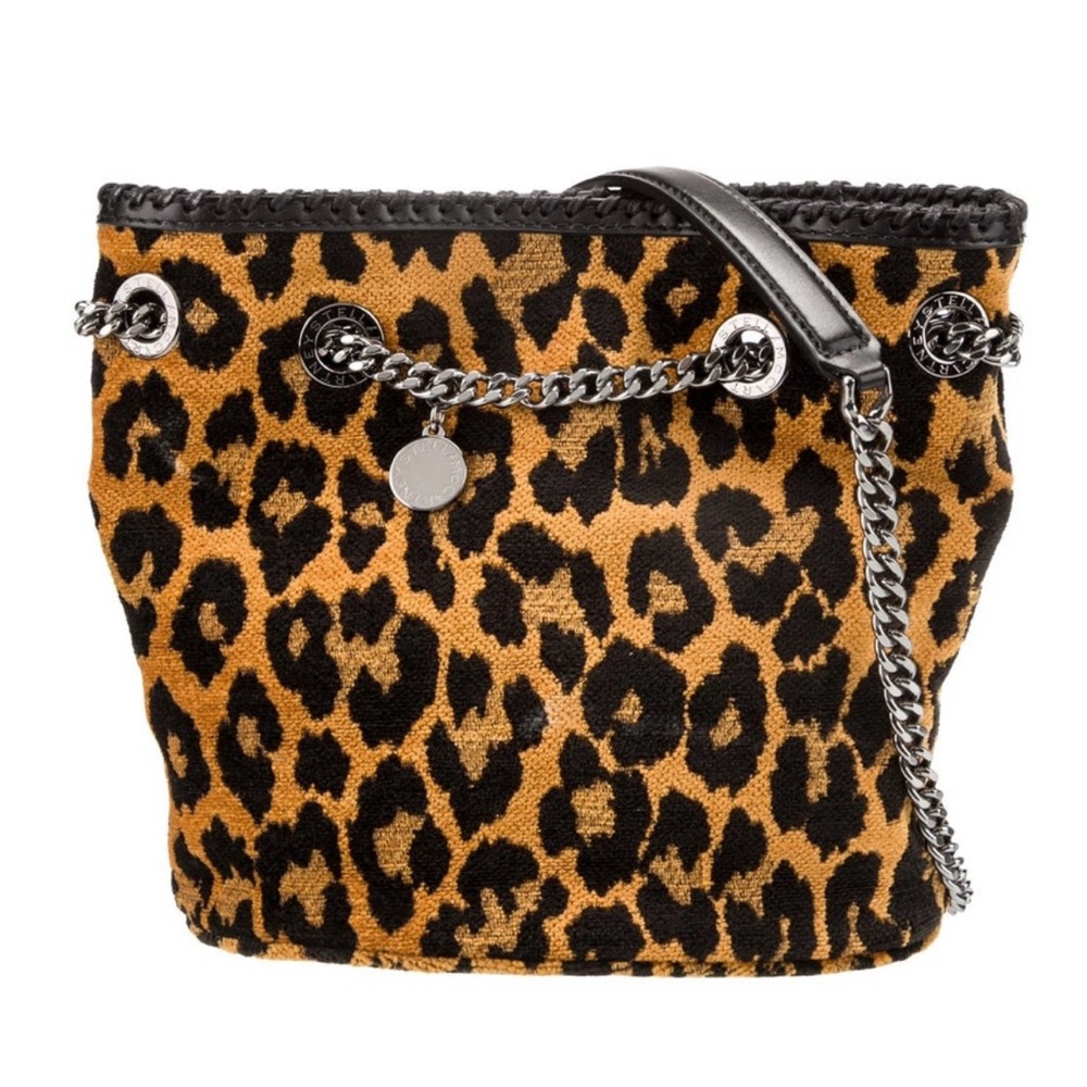 Leopard Print Chain Shoulder Bag